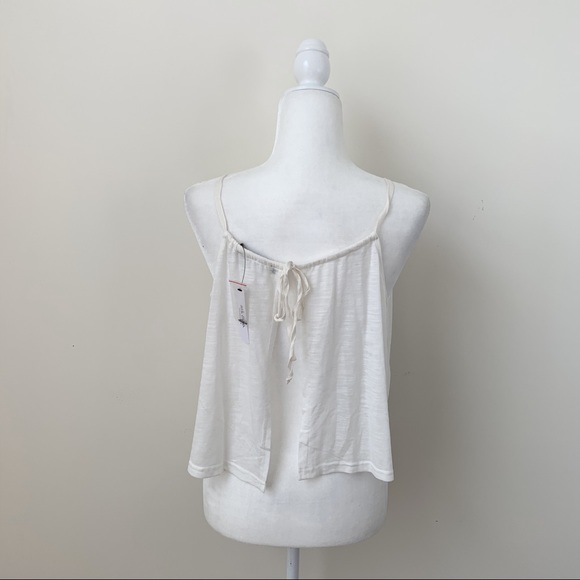 NWT Ark & Co Open Back Beaded Boho Tank Top - Picture 2 of 6